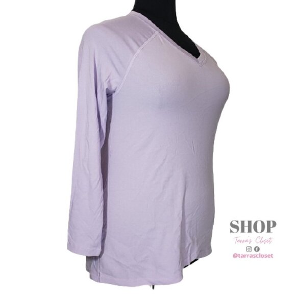 ☀ Isaac Mizrahi Live! SOHO Raglan Top Sz M - Picture 3 of 10
